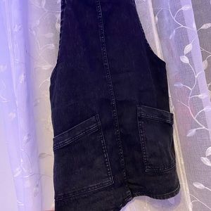 Black skirt overalls